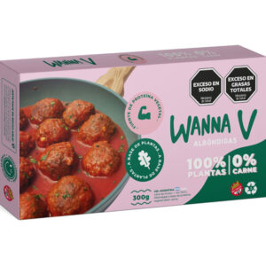 Albóndigas plant based Wanna V simil carne 300 g.
