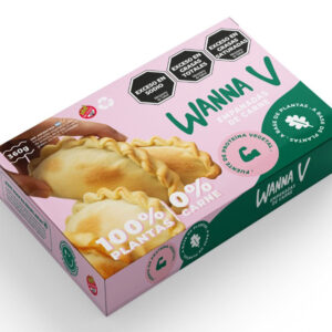 Empanadas Wanna V simil carne en caja 3 uni
