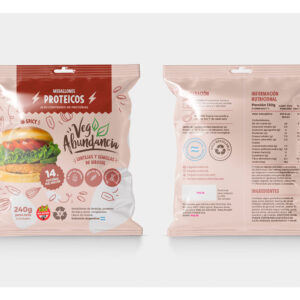 Medallón proteico de lentejas Vegabundancia 240 grs