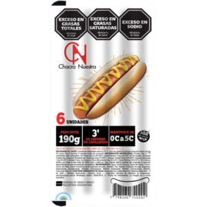 Salchicha corta Chacra Nuestra fp 190 g.