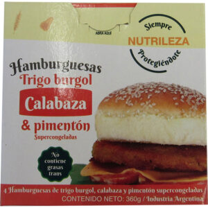 Medallón trigo burgol Nutrileza caja 360 g.