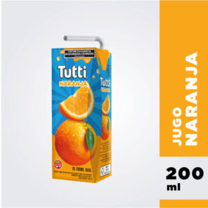 Jugo Tutti naranja tetra 200 cc.
