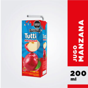 Jugo Tutti manzana tetra 200 cc.