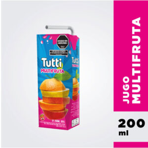 Jugo Tutti multifruta tetra 200 cc.