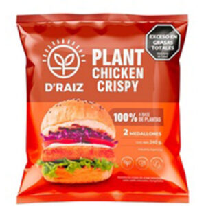 D raiz plant chicken crispy 2 uni 120 g.
