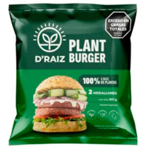 D raiz Plant Burger 2 uni 160 g.