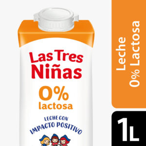 Leche descremada larga vida Las Tres Niñas reducida en lactosa 1 l.
