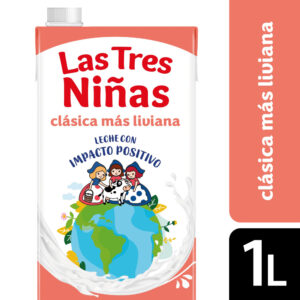 Leche liviana UAT Las tres niñas 2 fortificada 1 lt.
