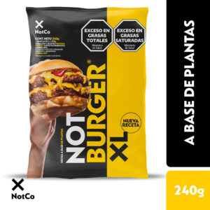 Medallón Not burger premium XL flow pack 2 uni