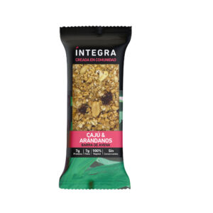 Barra Integra de caju y avena 41 g.