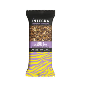 Barra Integra de chocolate y maní 41 g.