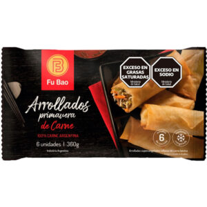 Arrolladitos primavera Fu bao con carne pack 360 g.
