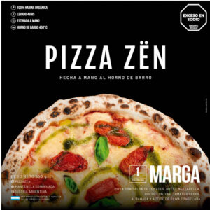 Pizza congelada Zen margarita en caja 550 grs