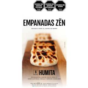 Empanadas congeladas Zen de humita en caja 6 uni