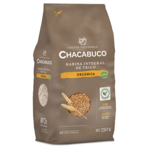 Harina de trigo integral Chacabuco orgánica 750 g.