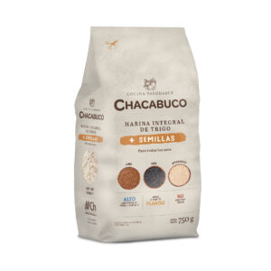 Harina integral Chacabuco con semillas 750 g.