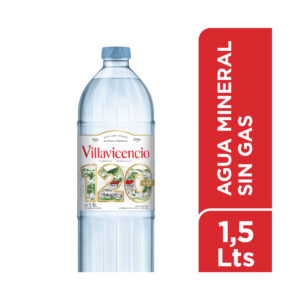 Agua mineral sin gas Villavicencio 1,5 lts