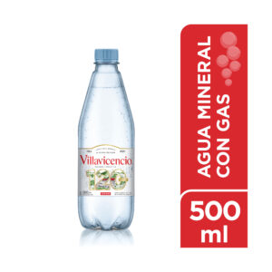 Agua mineral con gas Villavicencio 500 ml