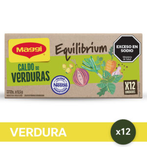 Caldo de verdura Maggi menos sodio 12 uni