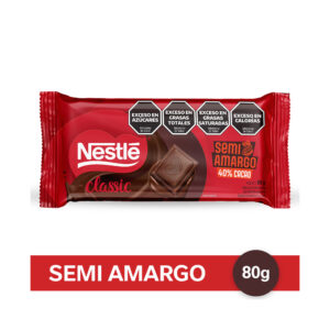 Nestlé classic chocolate semi amargo 80 grs