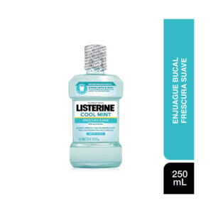 Enjuague bucal Listerine cool mint suave 250 cc.