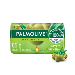 Jabón de tocador barra Palmolive Naturals aloe y oliva 85 grs