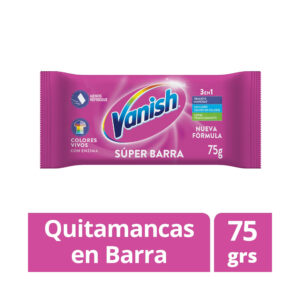 Quitamanchas Vanish prelavado en barra rosa 75 g.