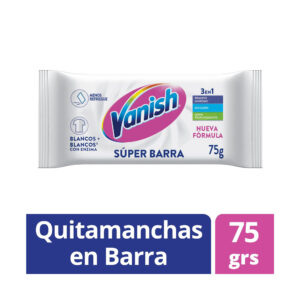 Quitamanchas Vanish prelavado en barra blanco 75 g.