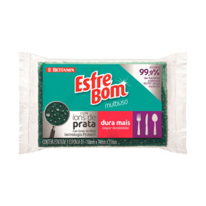 Esponja Esfre Bom multiuso antibacterial ion plata