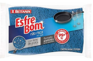 Esponja Esfre Bom no raya antibacterial ion plata