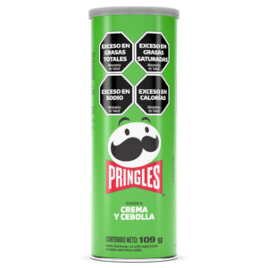 Papas fritas Pringles de crema y cebolla 109 g.