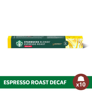 Starbucks Nespresso Blonde Espresso Roast Decaf 10 uni
