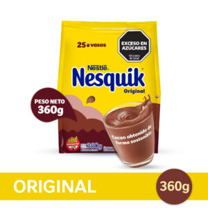 Nesquik original cacao en polvo 360 grs