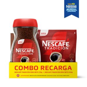 Combo Nescafé Tradición frasco 170 grs + DP 100 grs