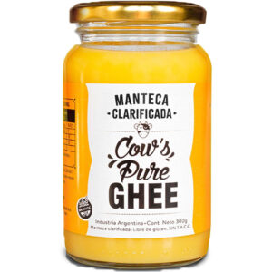 Manteca Ghee cows clarificada sin TACC 300 g.